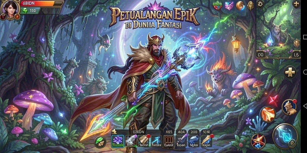 Tampilan gameplay <strong>68IDN</strong> yang menawan dan penuh aksi.