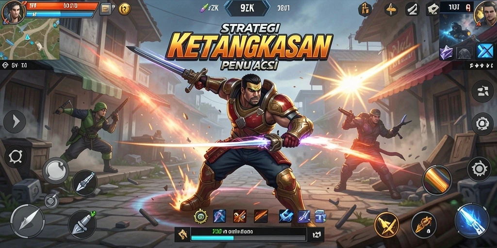 Tampilan menarik gameplay 9ZK dengan pertempuran strategis.