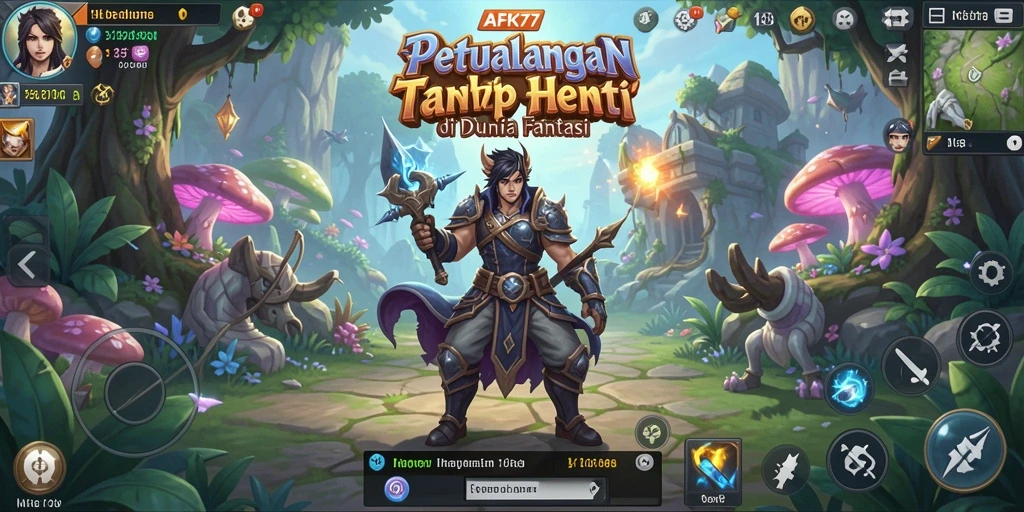 Tampilan menakjubkan dari pertempuran ARPG di AFK77.