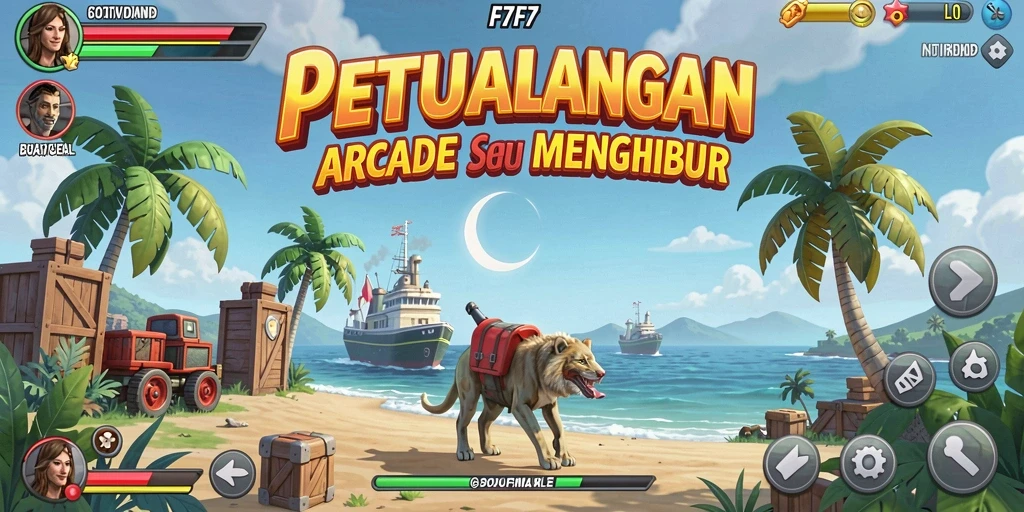 Tampilan gameplay F7F7 yang menarik dan penuh aksi.