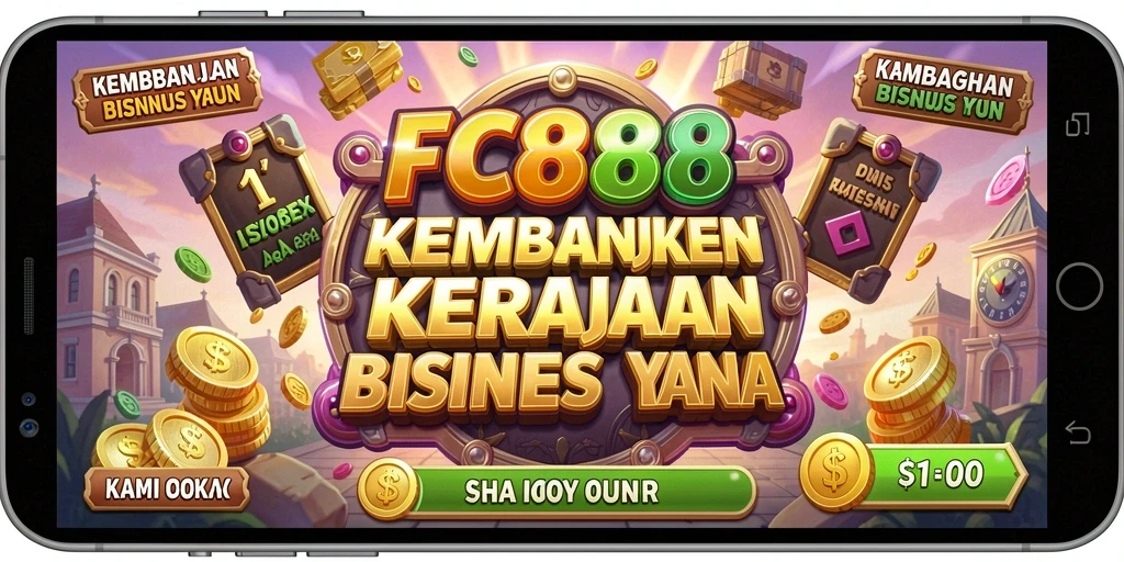 Tampilan gameplay FC888 yang menarik dan dinamis dalam membangun bisnis.