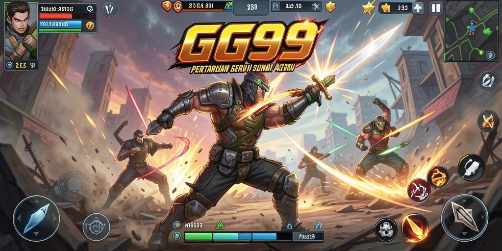 Gameplay action seru di GG99 dengan grafis menakjubkan.