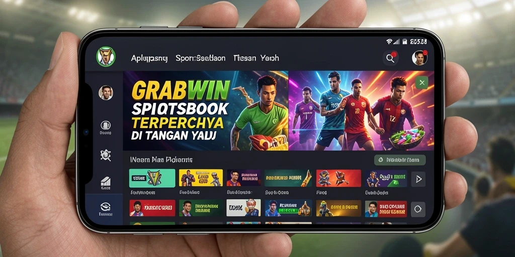 Tampilan gameplay menarik dari aplikasi sportsbook GRABWIN.