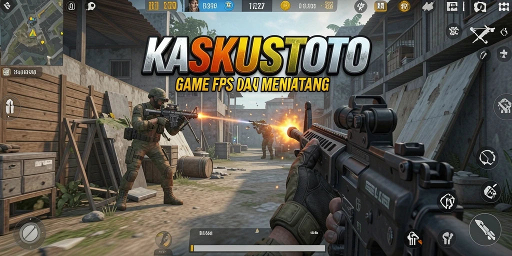Tampilan gameplay seru di KASKUSTOTO dengan aksi tembak-menembak yang mendebarkan.