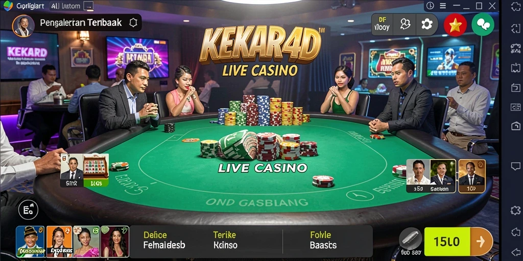 Tampilan gameplay KEKAR4D yang mendebarkan dan interaktif.