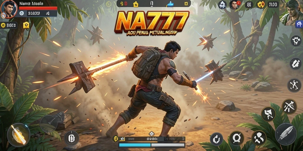 Tampilan gameplay aksi NA777 yang mendebarkan dan menantang.