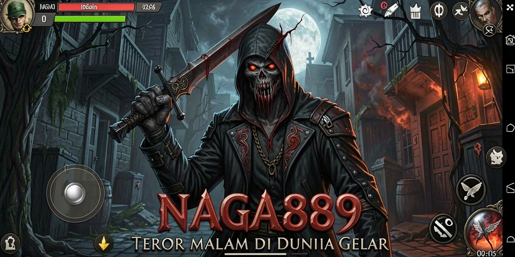Tampilan gameplay menegangkan dengan suasana Horror yang mencekam.