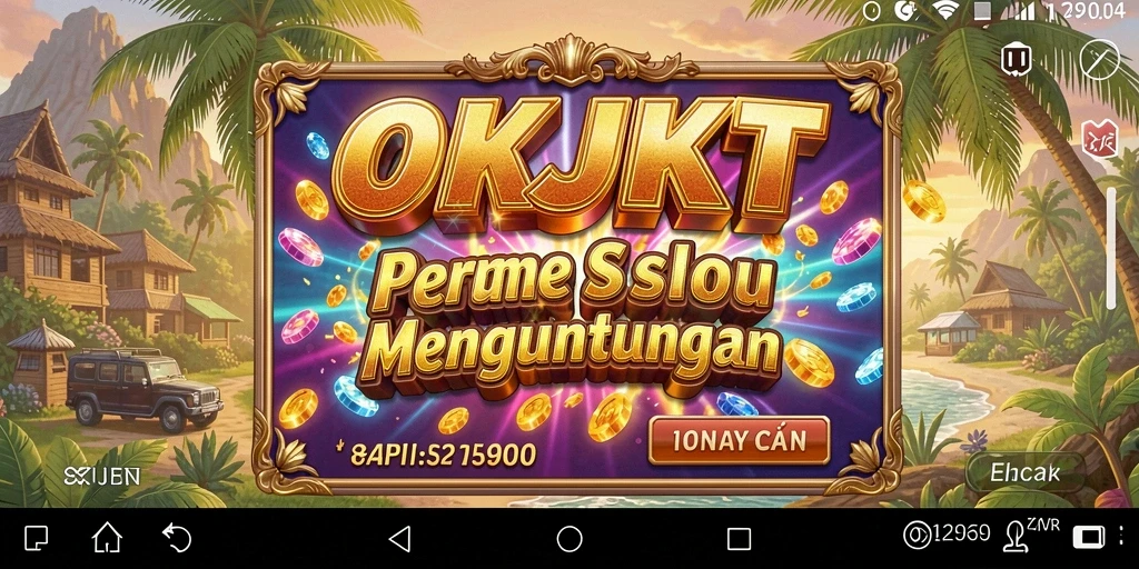Tampilan gameplay seru dari OKJKT dengan tema menarik.