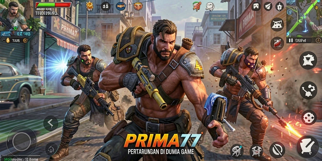 Screenshot PRIMA77 menunjukkan aksi pertarungan yang mendebarkan dan grafis yang menawan.
