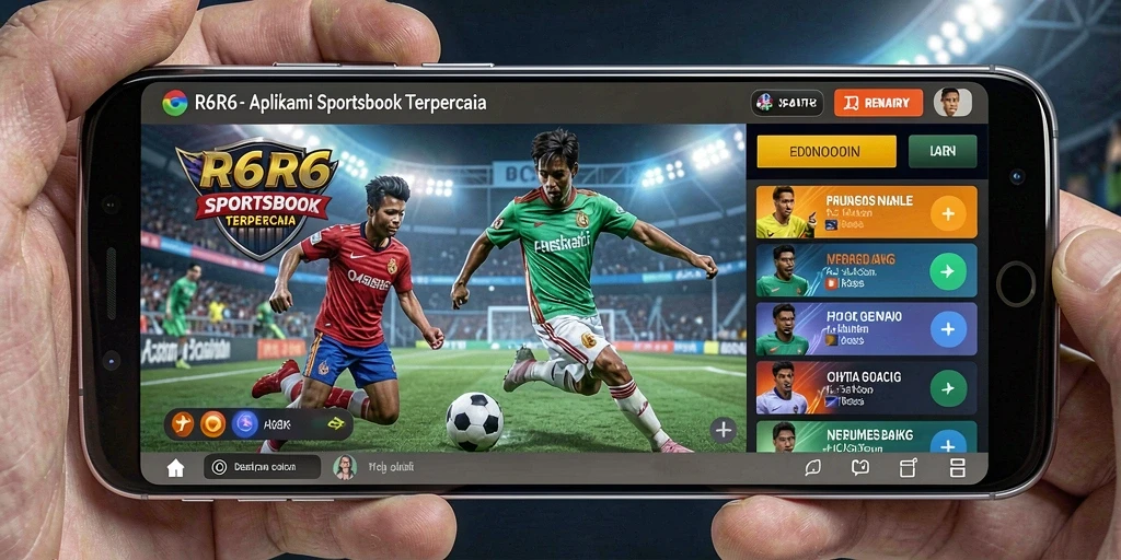 Tampilan menarik dari gameplay taruhan olahraga R6R6.