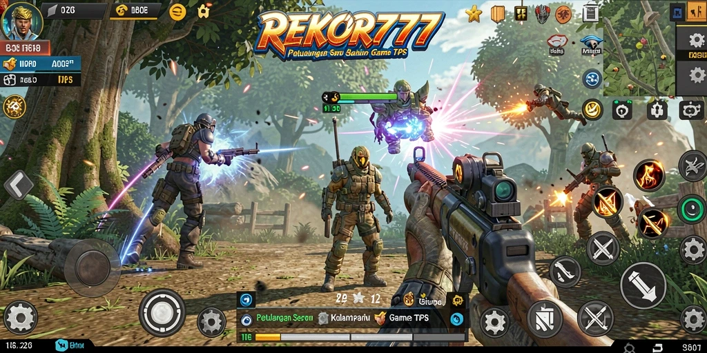 Gameplay REKOR777 yang menegangkan dalam aksi TPS.
