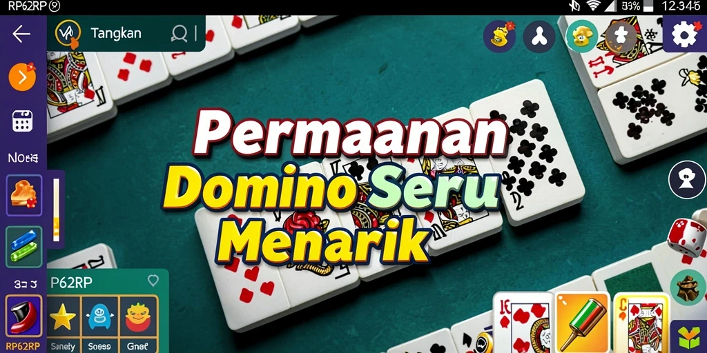Tampilan gameplay menarik dari RP62RP yang menampilkan Domino.