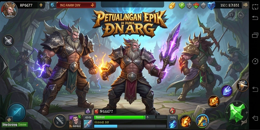 Tampilan gameplay RP6677 yang seru dan menantang.