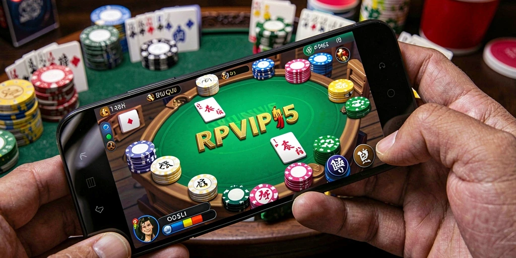 Screenshot gameplay RPVIP5 yang menunjukkan keseruan permainan QiuQiu.
