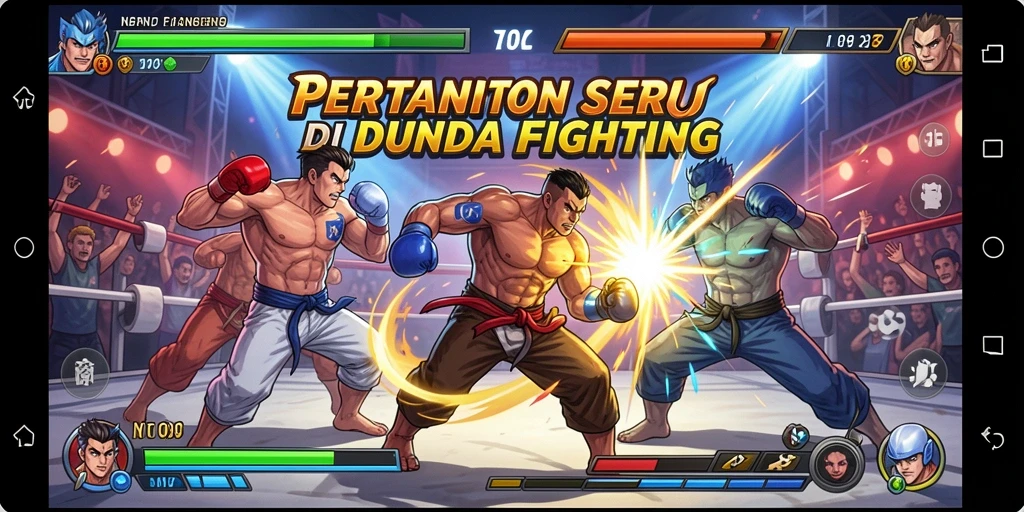 Tampilan gameplay RR89 dengan aksi pertarungan yang mendebarkan.