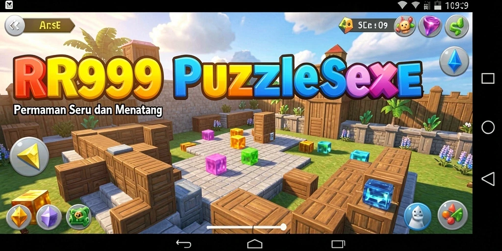 Tampilan gameplay menarik dan penuh tantangan dalam RR999.