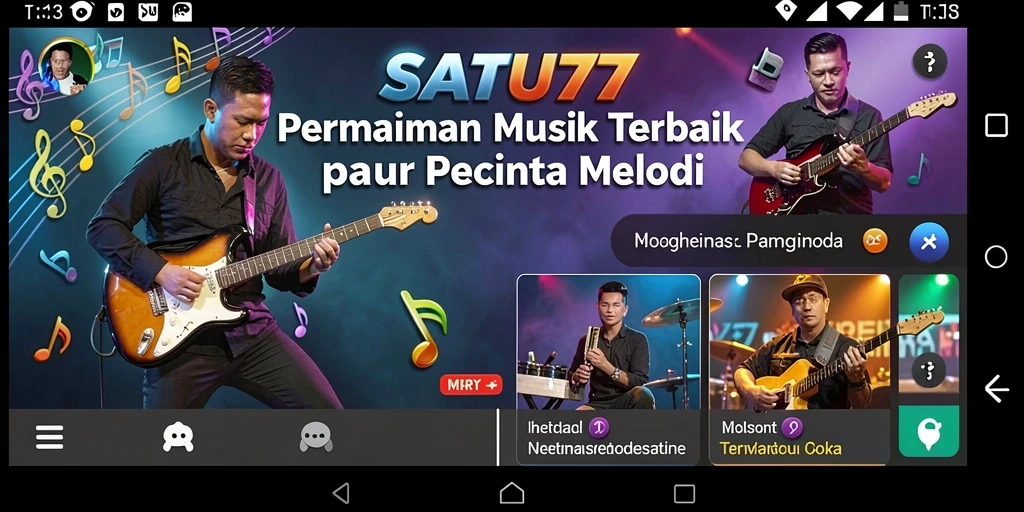 Gameplay interaktif yang menyenangkan di SATU77.