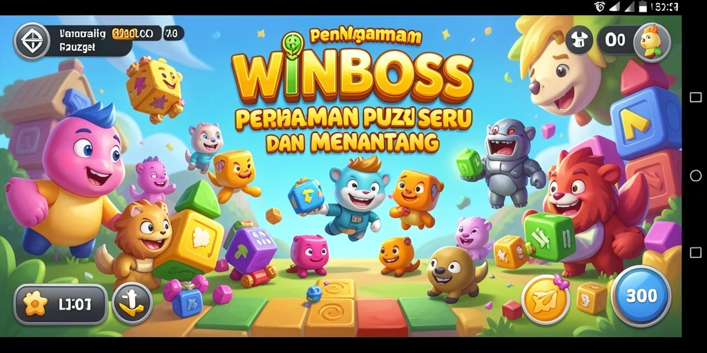 Tampilan gameplay WINBOSS yang menarik dan penuh warna.